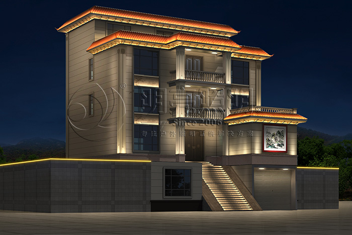 別墅外墻亮化